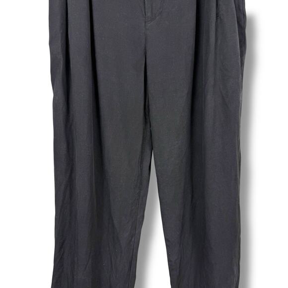 EVERLANE Pants Womens 8 Black The Tencel Way-High Taper Business Career - Picture 4 of 12